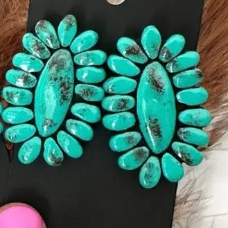 Ellipse Concho Earrings