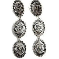 Triplet Concho Earrings
