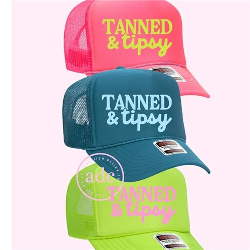 Tanned and Tipsy Trucker Cap
