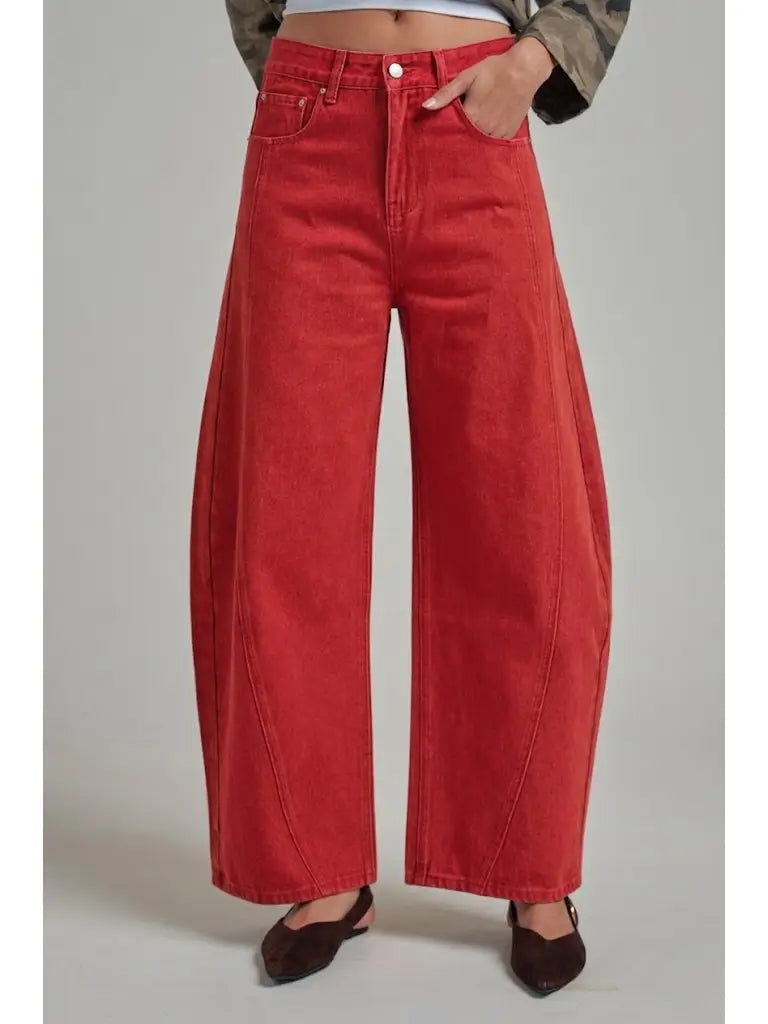 Vintage Barrel Stretchy Jeans