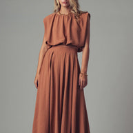 Volumina Tie Back Top