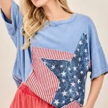 The Lincoln Patched Top