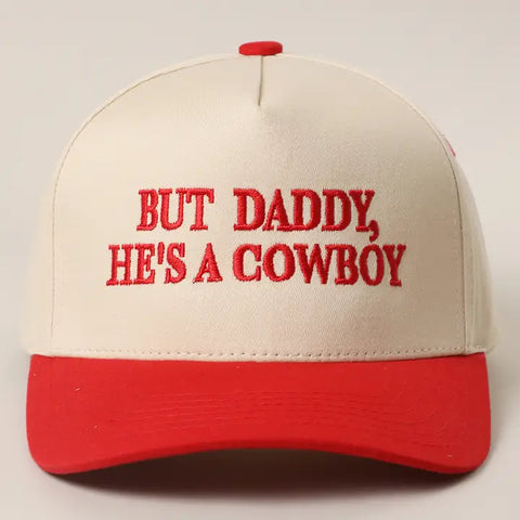 He's A Cowboy Trucker Hat