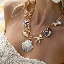 Beach Party Charm Necklace