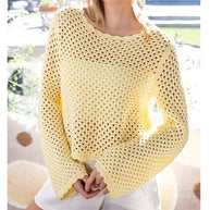 Sunny Shine Crochet Sweater