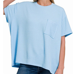 The Leisure Ribbed Tee