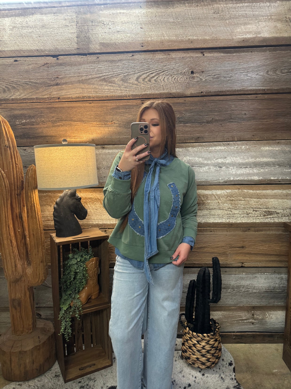 Lucky Horseshoe Sweater