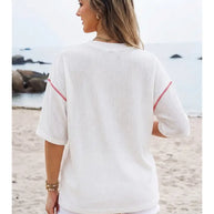 RIbbed USA Raglan