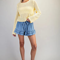 Sunny Shine Crochet Sweater