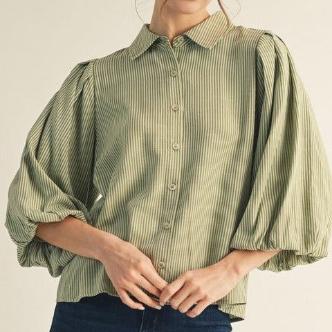 Paris Puff Sleeve Blouse
