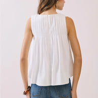 Sunburst Pleated Top