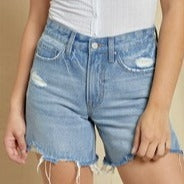 Wavelet Denim Shorts