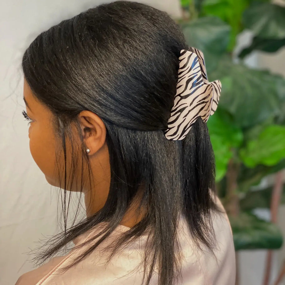 Zebra Print Hair Clip