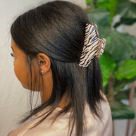 Zebra Print Hair Clip
