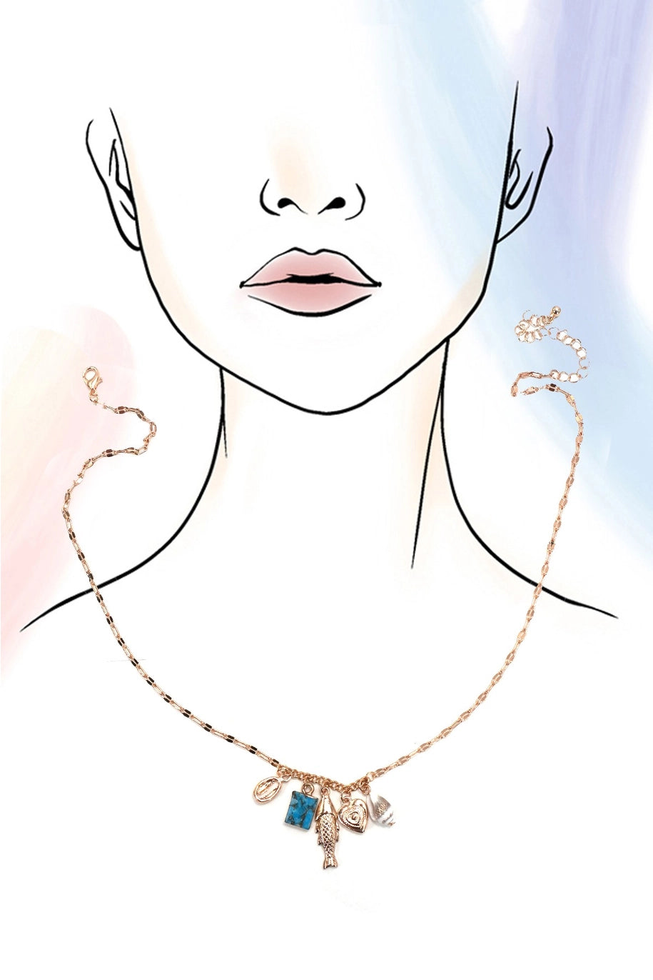 Atlantis Charm Necklace