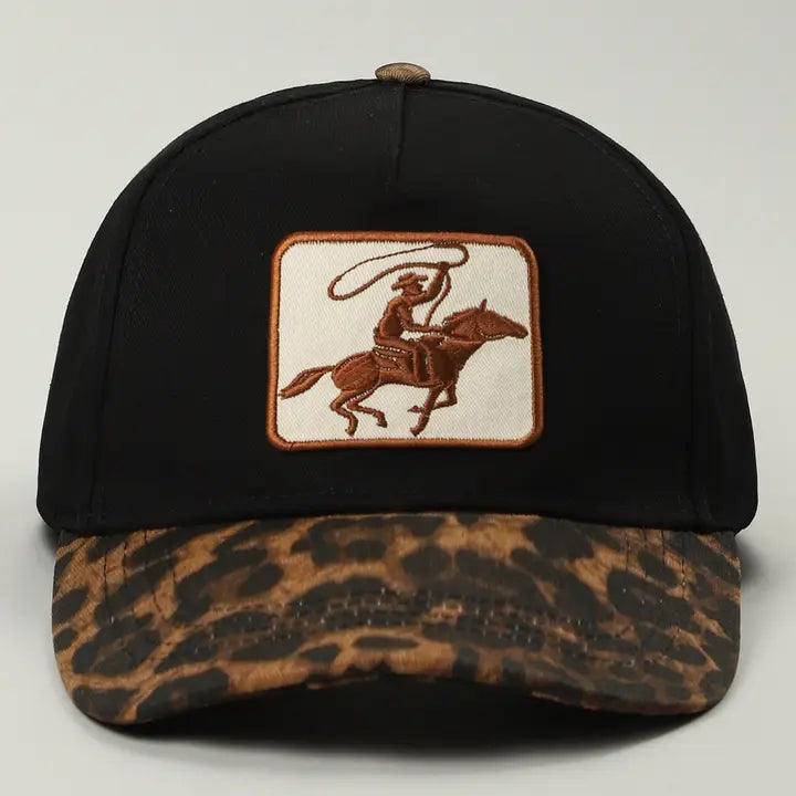 Leopard Roper Hat