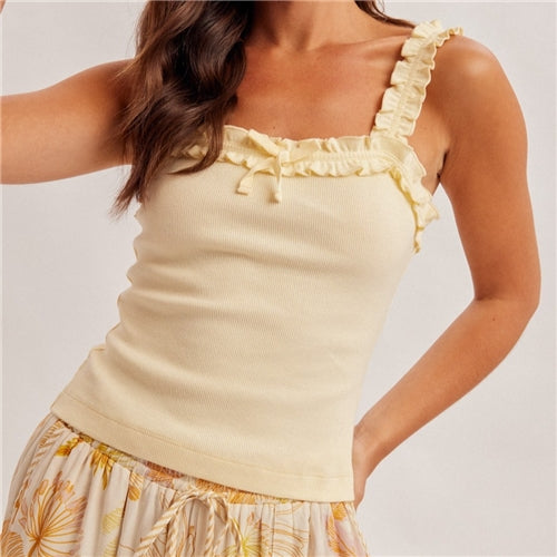 Rita Ruffle Tank
