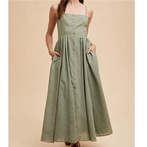 Bodice Button Down Dress