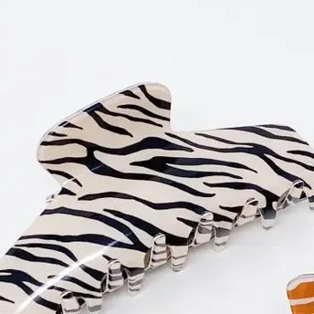 Zebra Print Hair Clip