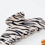 Zebra Print Hair Clip