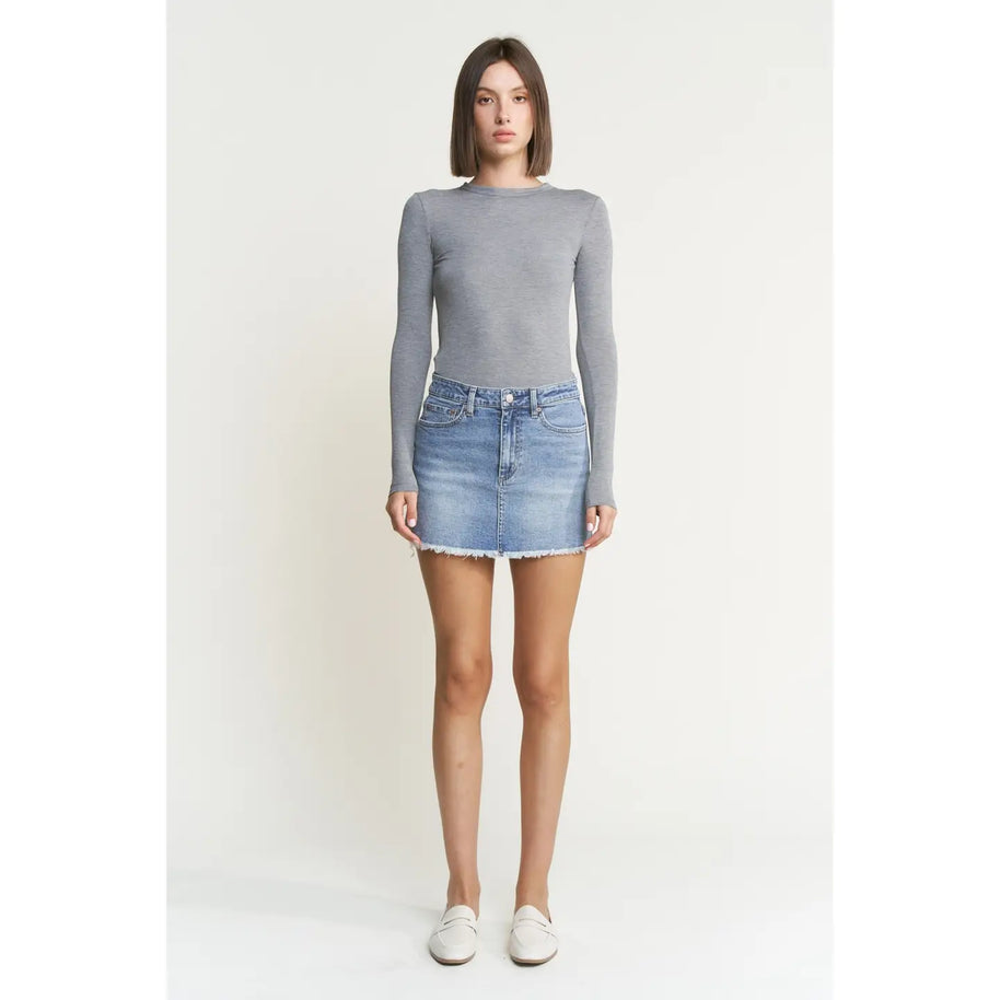 Simply Mini Denim Skirt