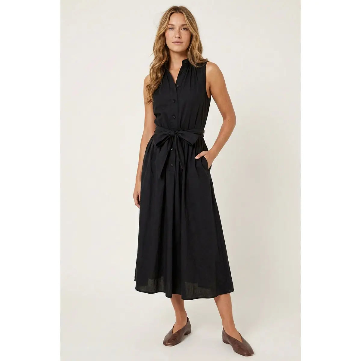 Layne Belted Maxi Dress