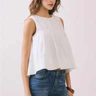 Sunburst Pleated Top