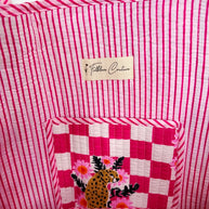 Quilted Jaguar Tote Bag