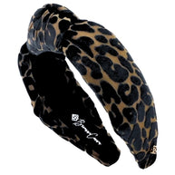 Leopard Burnout Headband