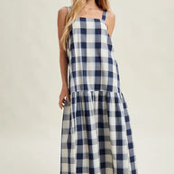 Madras Midi Dress