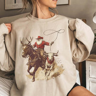Cowboy Santa Sweatshirt