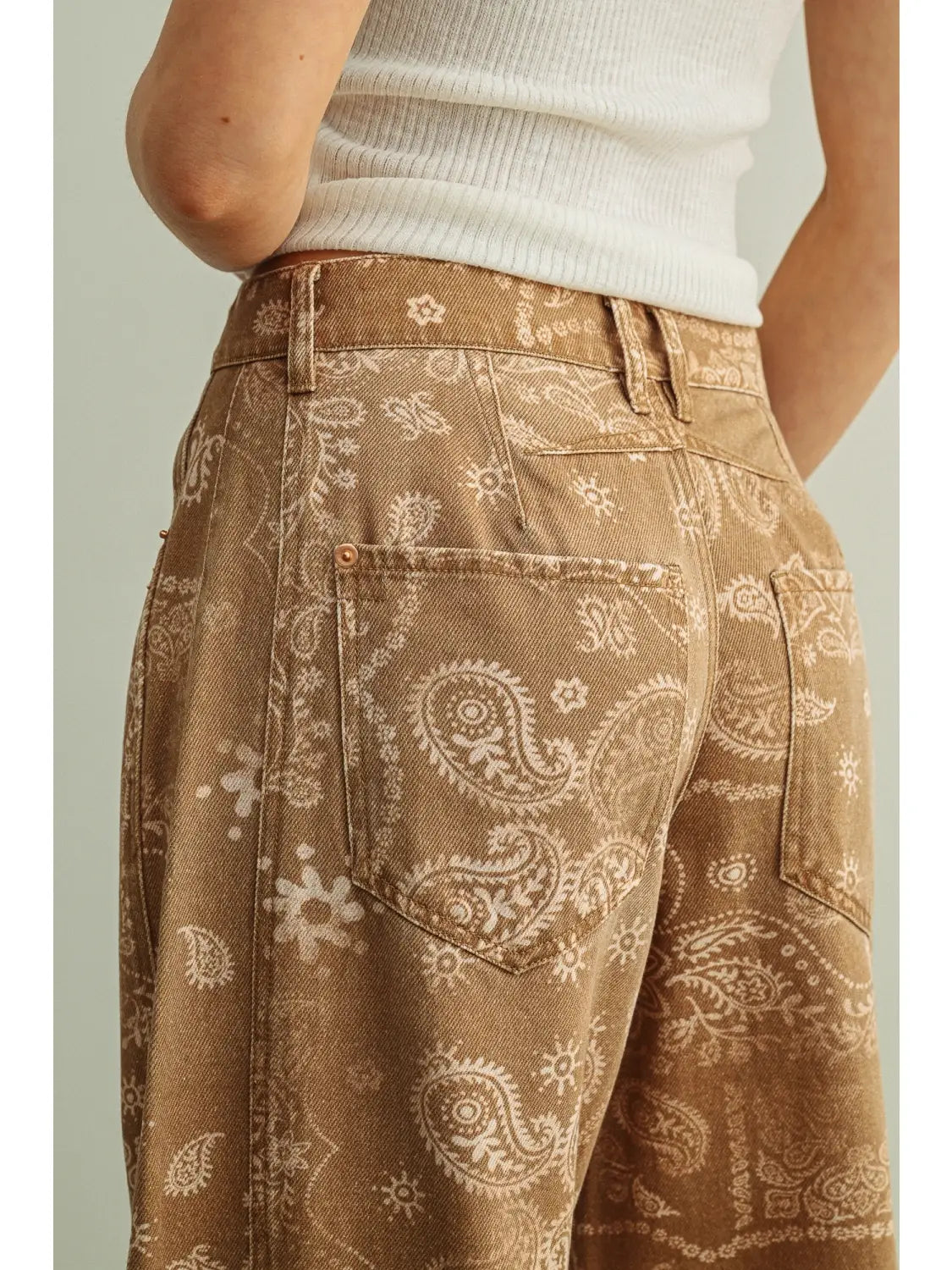 Paisley Print Pant