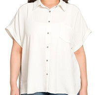 Airflow Button Down Shirt Plus