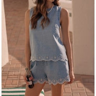 Louisa Denim Set