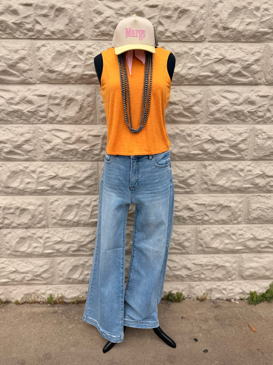 Flare Tie Back Top