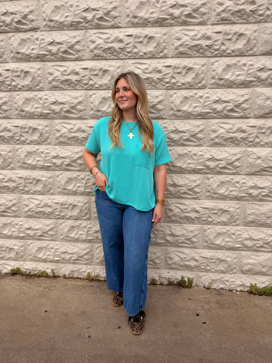 The Leisure Ribbed Tee