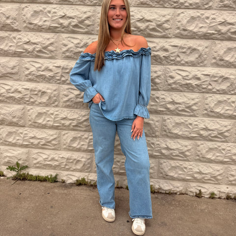The Neena Off the Shoulder Blouse