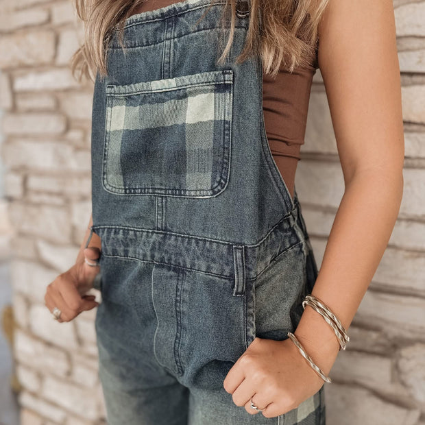 The Plaidster Overalls