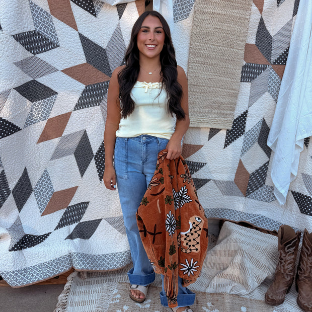 Rita Ruffle Tank