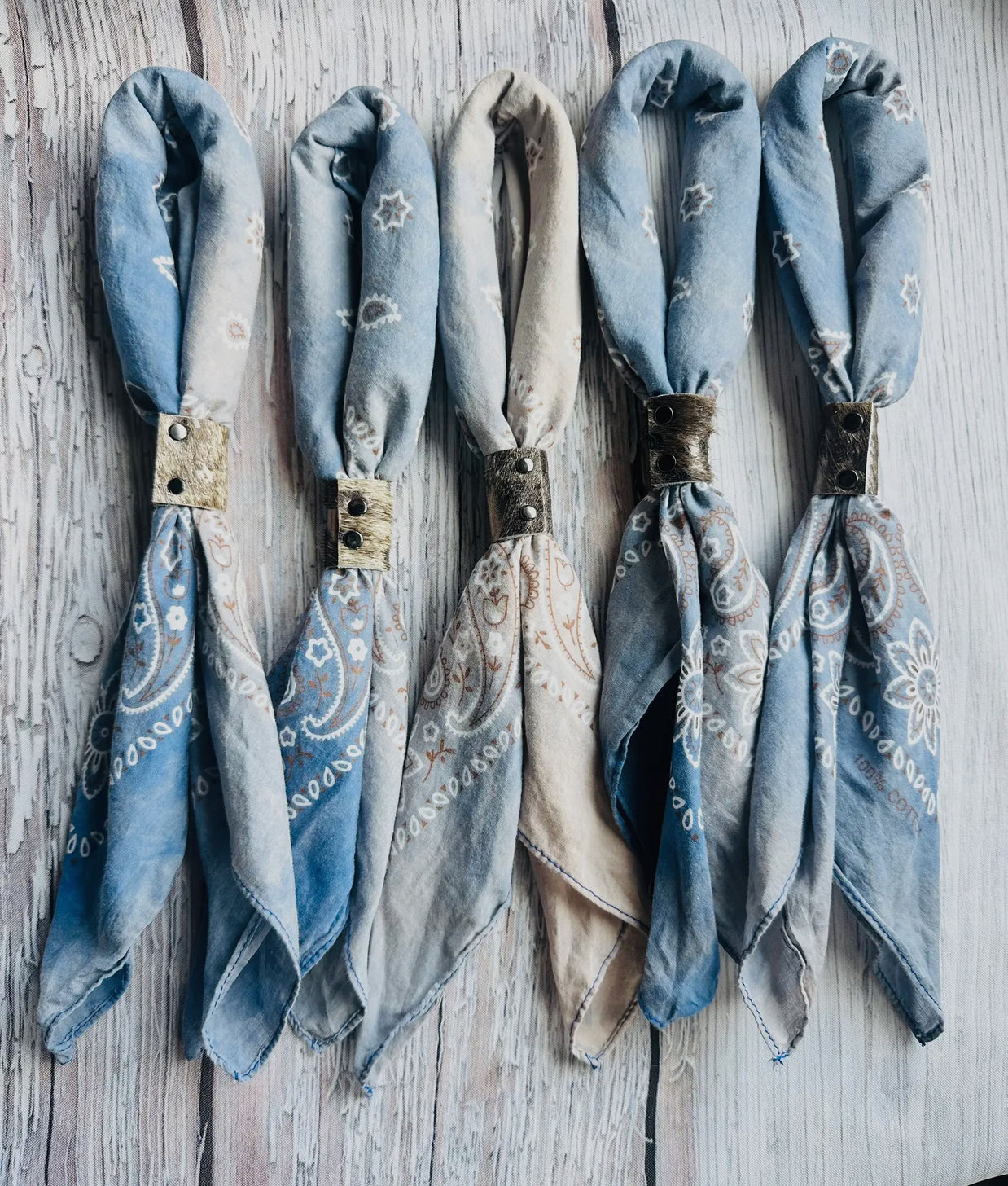 Denim Hues Distressed Bandana