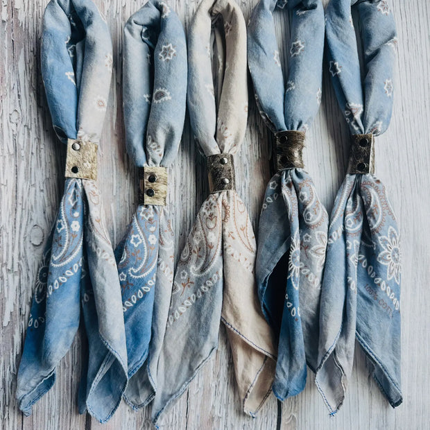 Denim Hues Distressed Bandana