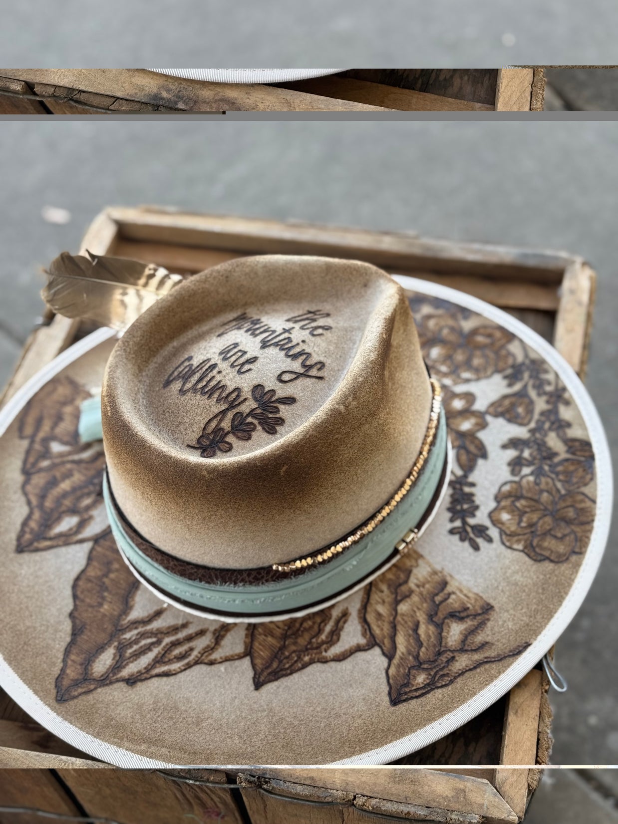Mountains are Calling Hat