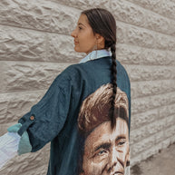 Linen Blue Chief Duster