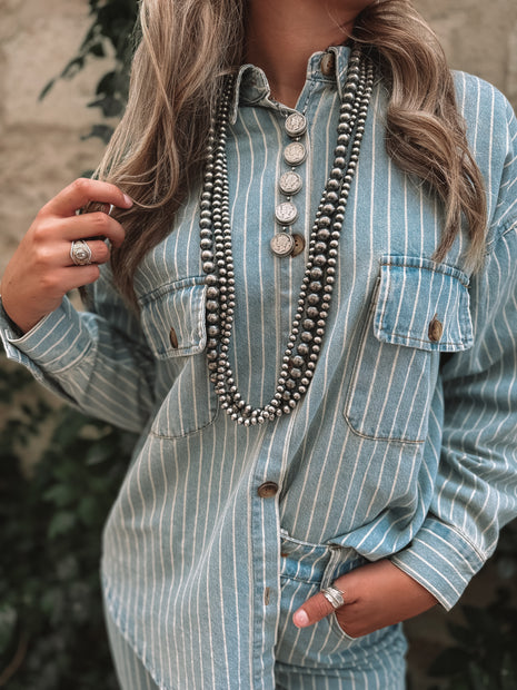 Emory Stripe Schacket