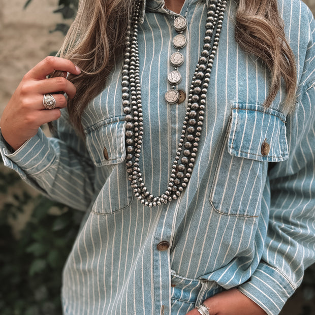 Emory Stripe Schacket