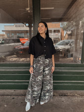 Camo Denim Pants