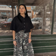 Camo Denim Pants