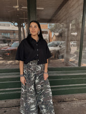 Camo Denim Pants