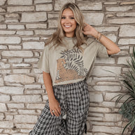 Cheetah & Vine Tee