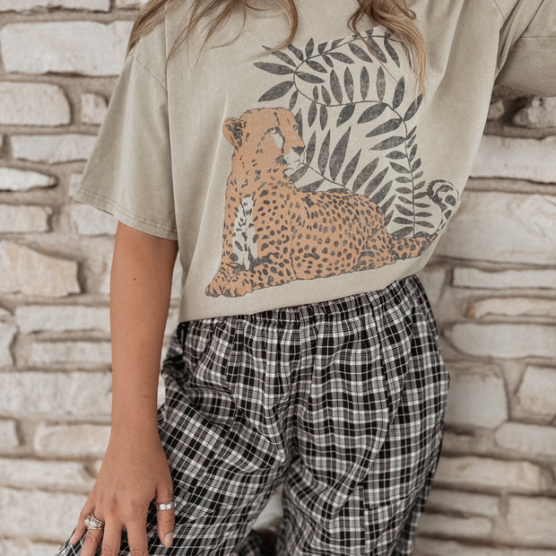 Cheetah & Vine Tee